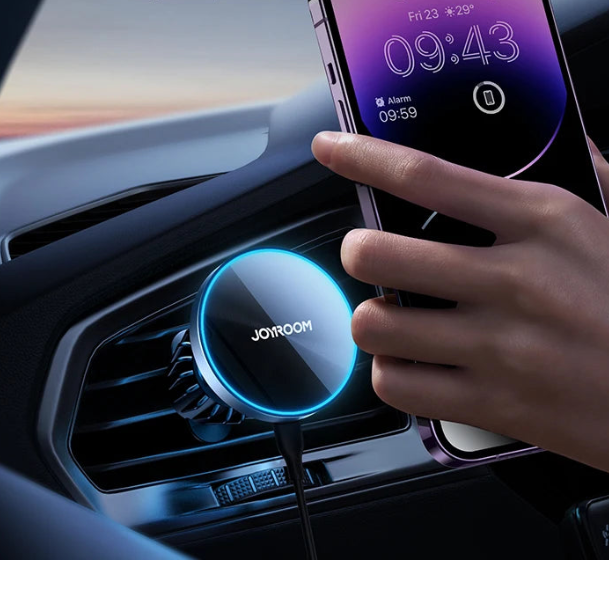 Joyroom™ MagSafe Kabelloses Autoladegerät – Schnelles Laden & Sicherer Halt